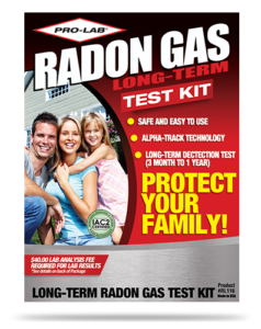 Radon Gas (Long Term) Test Kit
